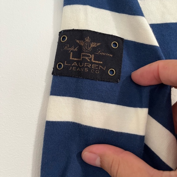 Lauren Ralph Lauren Blue/White‎ Striped Dress Size XL NWT - Picture 10 of 10
